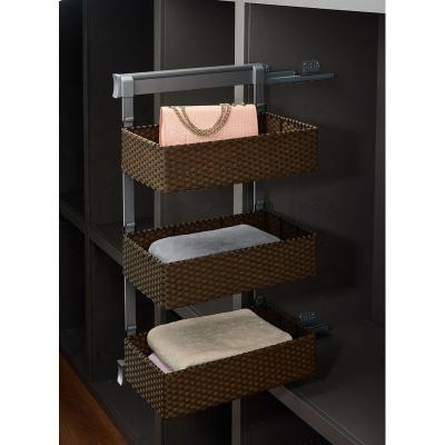 China Modern Customized Modern Bedroom Wardrobe Accessories Clothes Storage Rattan Wicker Pull Out Basket Storage Drawers for sale