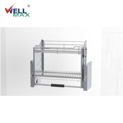 China WELLMAX Industrial Wall Cabinet Basket Chrome Support Sideboard Afterburner Lower Basket for sale