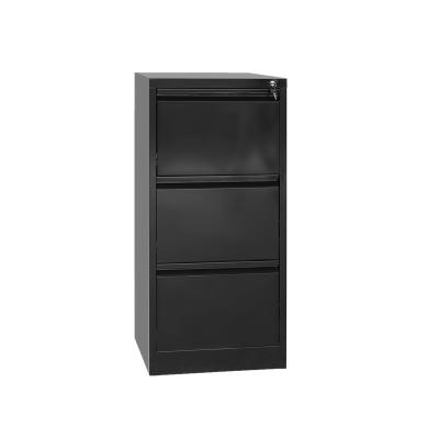 China 3 Drawers Key Lock Knock Down Metal Drawer Cabinet for sale