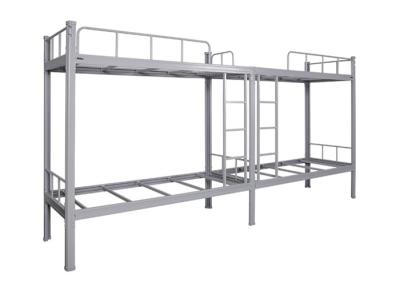 China Dormitory Secure Storage Metal Bunk Bed Frame for sale