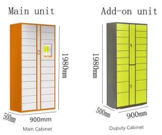 China Smart Delivery ODM Digital Parcel Locker Electrostatic Powder Coating for sale