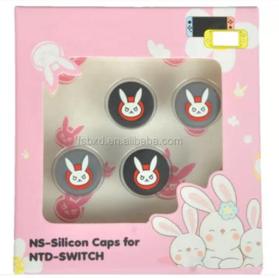 China Luminous/Dustproof/Moisture Proof/Collision Proof Silicone Lighted Grip For Switch Cute Rabbit Thumb Grip For Switch/Lite Thumbstick Grip Cover For Nintendo Switch for sale