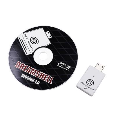 China SD/TF Card Adapter Reader For Dreamcast DreamShell Boot Loader DC Game Console TF Adapter SD Card Reader With CD 16.5x14.5x3.2cm for sale