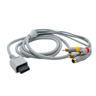 China PVC+Cooper SAV Cable For Wii Cable For Nintendo Wii 1.8m Cable For Wii for sale