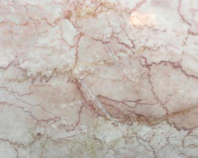 China For High End Hotel Or Villa Projects Polished Desert Pink Cream Rose Colored Marble Tile for sale