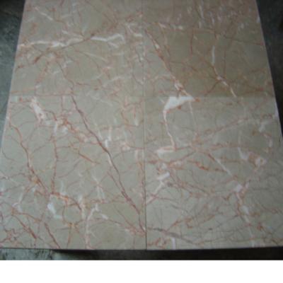 China Floor Chinese Square Agate Red Beige Marble Cheap Price With Red Veins Marble Tiles for sale