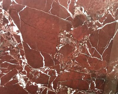 China Modern Xiamen Rosso Levanto Marble Red Marble Slab For Steps Decor for sale