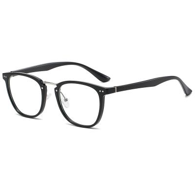 China Reading Working Game Learing 2022 Computer Game Blue Light Anti Blocking Round Optical Glasses Frame For Women Men for sale