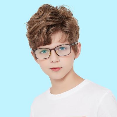 China 2021 High Quality Full-rim Kids Eye Protection TR90 UV400 Anti Blue Light Kids Glasses for sale