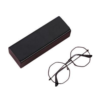 China Fashional Glasses Case High Quality Cheap Handmade PU Leather Business Sunglasses Glass Cases for sale