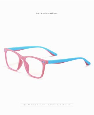 China Comfortable TR90 Reading / Studying Frames Unisex Kids Optical Glasses For Anti Blue Light for sale