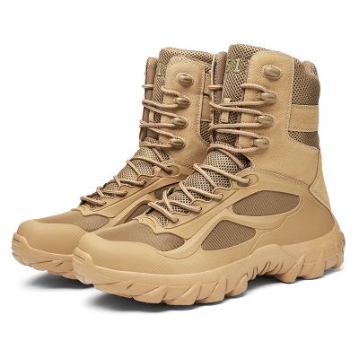 China Waterproof 2022 Men Tactical Boot Men Military Desert Waterproof Work Safety Shoes Army Boots Climbing Outdoor Sport Shoe Ankle Men Boots for sale