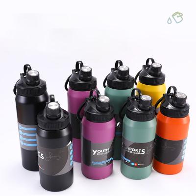 China Sustainable Gym Sports Travel Fitness Leak Proof BPA Tritan Free Reusable 32oz Water Bottle for sale