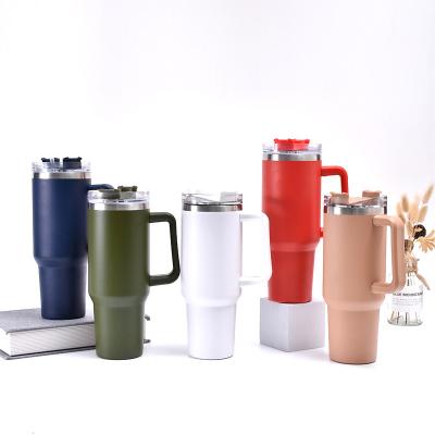 China Customized Sustainable 20oz Stainless Steel Car Mug Vacuum Insulated Travel Mug Metal Water Bottle Beer Powder Coated Tumbler for sale