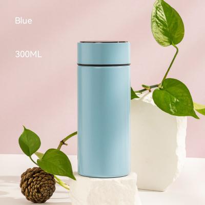 China New Viable Creative Thermos Custom Logo Portable Thermos Mug With Smart Temperature Show Stainless Steel Water Cup for sale