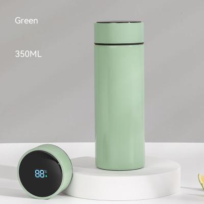 China 2023 Warehouse Thermos Smart Logo Portable Mug With Smart Temperature Display Stainless Steel Water Viable Custom Mug for sale