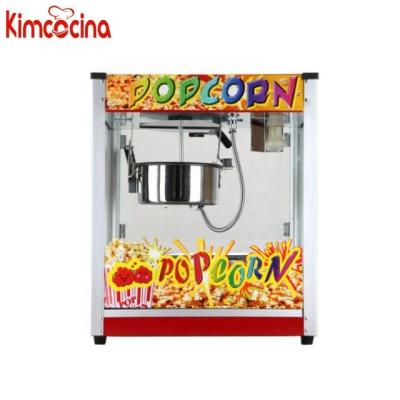 China Customized commercial electric popcorn maker 1300W flat top style popcorn machine for sale