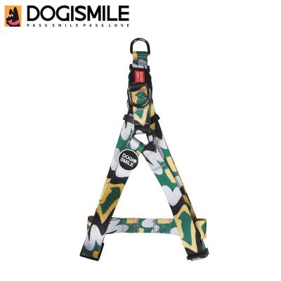 China Custom Premium Pattern Printing Pet Dog Accessory Harness For Outdoor for sale