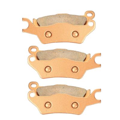 China Steel Performance High-wearing metal sintered brake pads fit for box am outlander ATV brake parts for sale