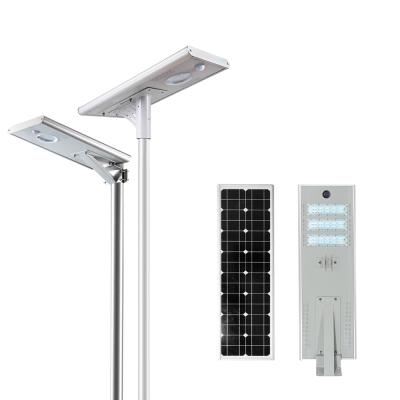 China ROAD All In One 60watt Integrated Led Solar Street Light With Battery for sale