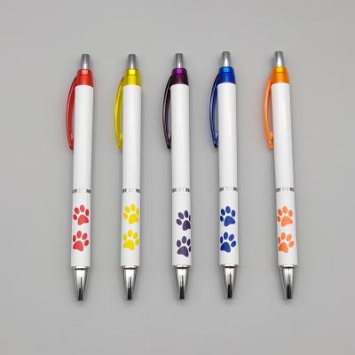 China Modern Single Color Push Ballpoint Pen Candy Pen Contracted Neutral Pen Student Pen for sale