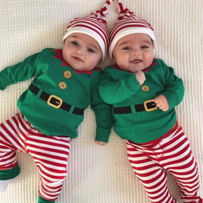 China Christmas Baby Clothes Wholesale Boys Girls Infant Clothes Sets Jumpsuit Christmas Baby Romper for sale