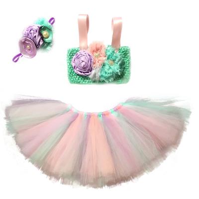 China Halloween Movie Dress Baby Cosplay Costume Mermaid Belly Button Girl Tutu Dress Tube Top Sale Top Skirt Costume for sale