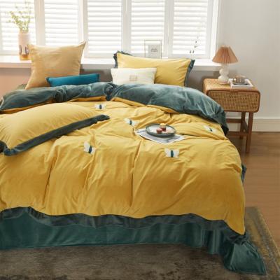 China Anti-Static Bedspread Luxury High Quality Bed Sheets Bed Textile Bedding Bed Cover for sale