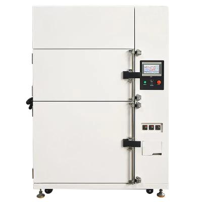 China Two Zone High Low Temperature Thermal Shock Test Chamber Cycling Lab Test Machine 140L for sale