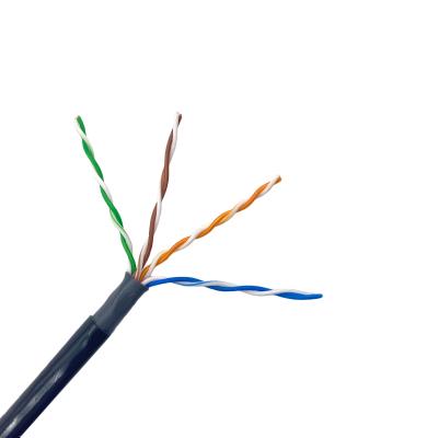 China Communication Networking Outdoor Cat5e 305m 4 A.W.G. 24 Pair Core Cable LAN CABLE Cat5e Network Cable Manufacturer Cat 5e UTP 1000ft for sale