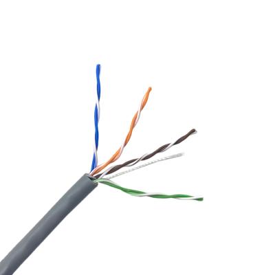 China Telecom Communication 305m 4 Pair Lan Cable Cat 5e UTP 24AWG Network Cable For Ethernet for sale