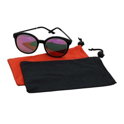 China As Per Your Request Customsized Microfiber Chamois Sunglasses Pouch With Drawstring for sale