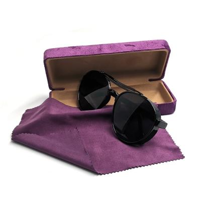 China Hard Box Eyewear Case Chrome Shell Optical Glasses Case Fashion Handcrafted Luxury Novelty Case Spectacles for sale