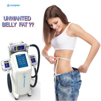 China New Weight Loss Coolplas Vacuum Enhancing Equipment For Cellulite Removal Ice Cooling Cold Slimming Machine for sale