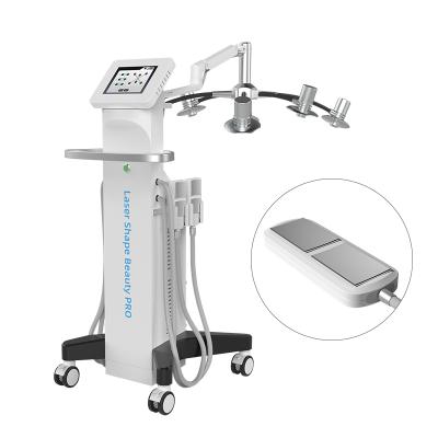 China 2021 New 6D Laser Weight Loss 532nm Wavelength With Cryo Burning Plate Cellulite Slimming Machine for sale