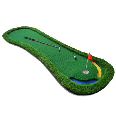 China Portable Golf Practice Blanket With Feet Large Indoor Golf Indoor Golf Turf for sale