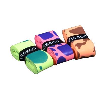 China Reusable Wholesale Ping Mion Sweat Absorbent Belt Tennis Matte Printed Grip for sale