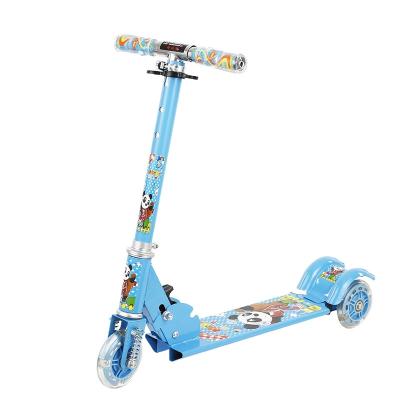 China Height Adjustable Children's Scooter Three Wheel Scooter Instant Folding Scooter for sale