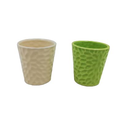 China Modern new design nordic simple style 2 inch mini ceramic pot plants decoration green flower pot desktop pots for sale