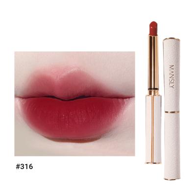 China Lasting Lipstick Never Fade Lip Stick Makeup by Matte Lipstick Waterproof Pigment Waterproof Velvet Lipstick for sale