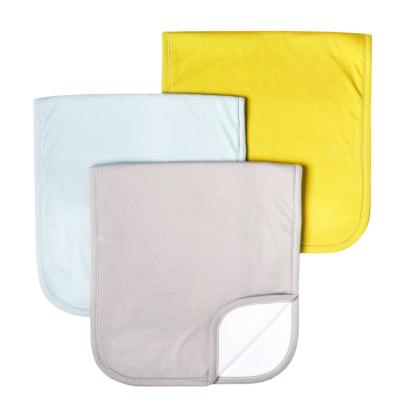 China Eco-freindly 95% Premium Absorbent Bamboo 5% Spandex Burp Towels Rags Baby Burp Cloth Newborn Burping Cloth for sale