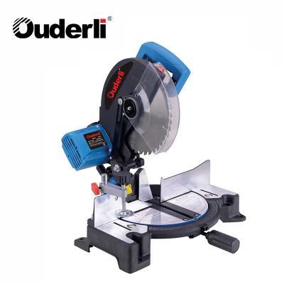 China Steel / Aluminum / Wood Cutting 255mm Aluminum Cutting Machine Sliding Compound Miter Saw for sale