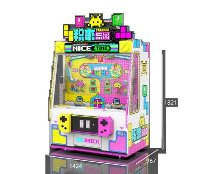 China Metal+acrylic+plastic coin block games vending machine for sale