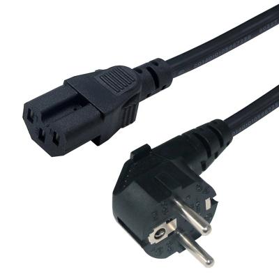 China EU Standard 2pin Power Cord IEC 60320 C5 Mains Cords European VDE Plug for sale