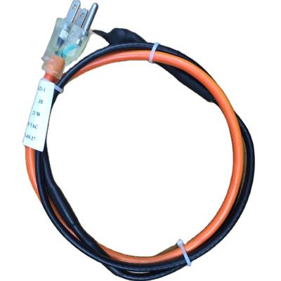 China Traditional water pipe heat tracing cable antifreeze freezeproofing heating cable with thermostat 120V 80feet for sale