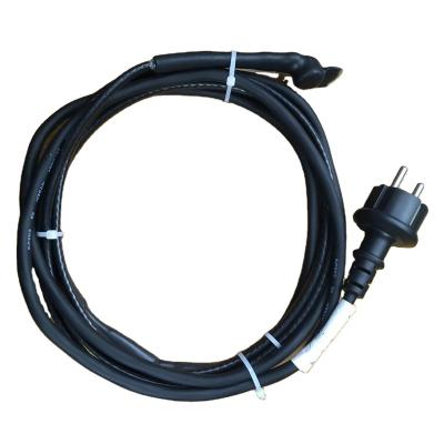 China Traditional 230V 2meter plug-in heating cable with thermostat floor heating heating cable 12w/m for sale