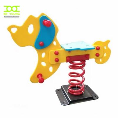 China Big Rider Usa Wooden Rocking Horse Bee Plastic Spring 3 in 1 2 4 Person Animal Joy Plastic Naughty Outdoor Sliding Playpen for sale