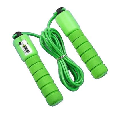 China Professional Plastic Sponge Jump Rope With Counter Electronic Adjustable Fast Speed ​​Counting Jump Rope Wire Fitness Jumping Speed for sale