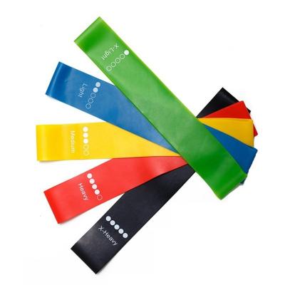 China 5Pcs/lot Elastic Fitness Yoga Resistance Bands Fitness Gym Workout Pilates Training Equipment 0.35-1.1mm Bands For Sport SPORT-202010141204 for sale