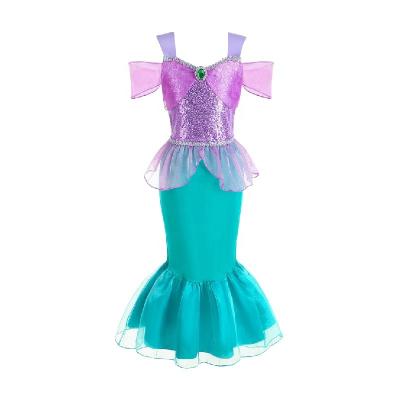 China Princess Ariel girl dress son of the Euro-American style children's dress Halloween mermaid children's dress children's dress for sale